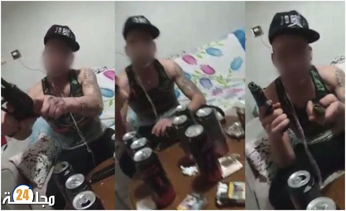 ظهر يحمل سلاحا ناريا في شريط فيديو.. الأمن يحدد هوية “مشرمل سلا”