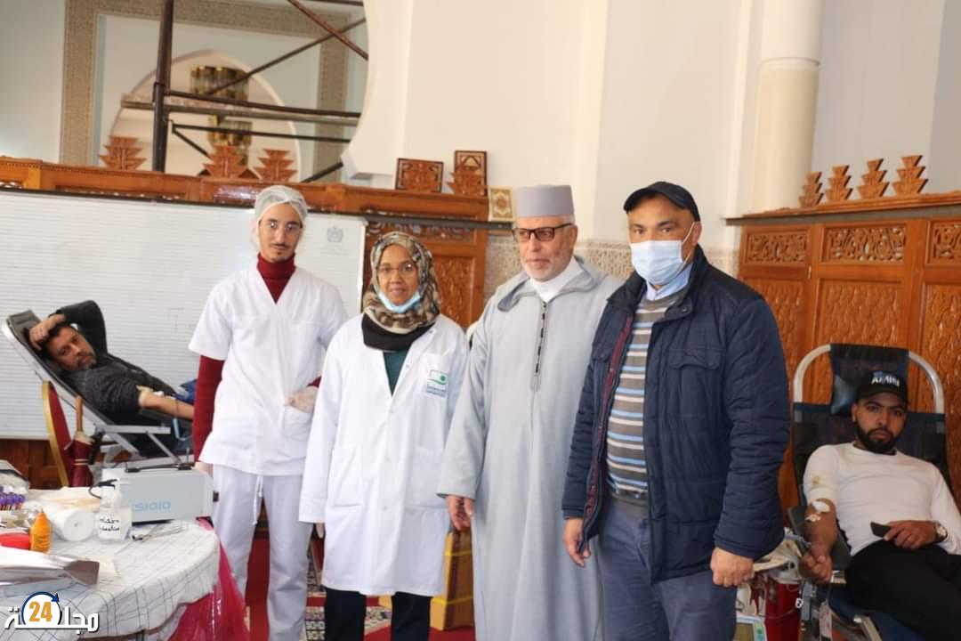 المجلس العلمي المحلي بافران ينظم الحملة 11 للتبرع بالدم بأزرو.