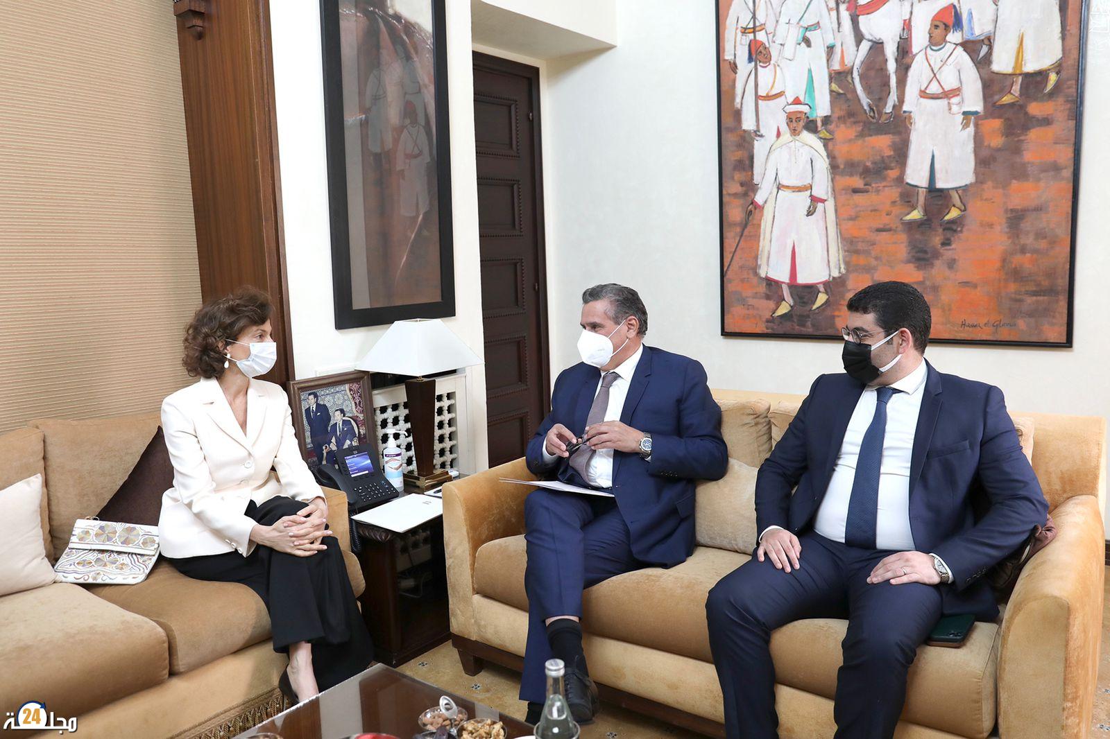رئيس الحكومة يستقبل المديرة العامة لمنظمة الأمم المتحدة للتربية والعلم والثقافة “اليونسكو”
