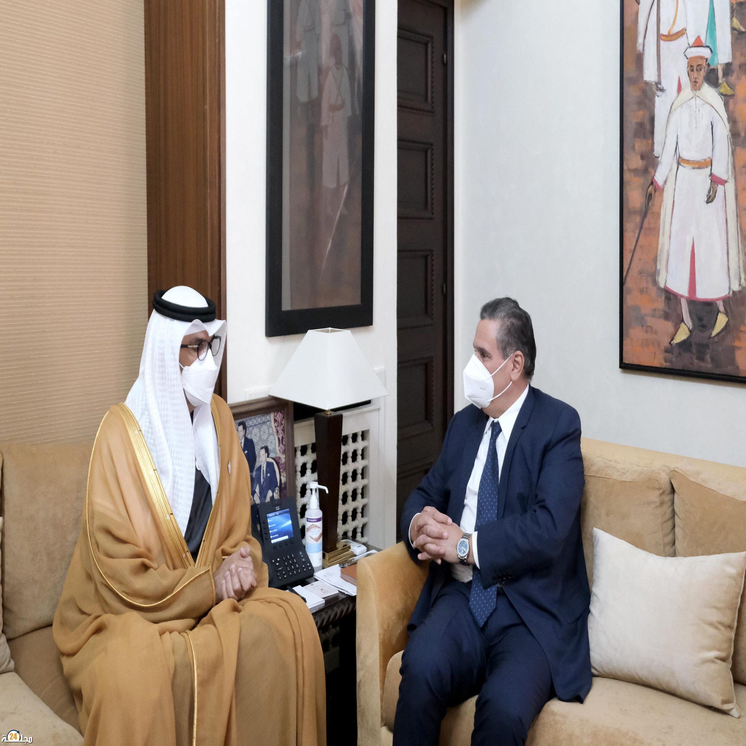 رئيس الحكومة يستقبل وزير الصناعة والتكنولوجيا المتقدمة الإماراتي