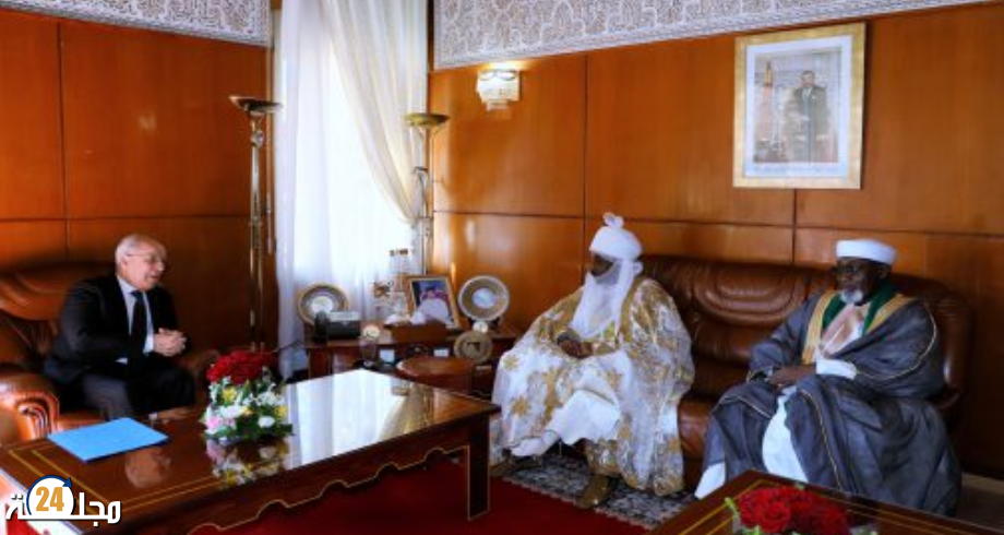 أحمد التوفيق يستقبل الخليفة العام للطريقة التيجانية بنيجيريا