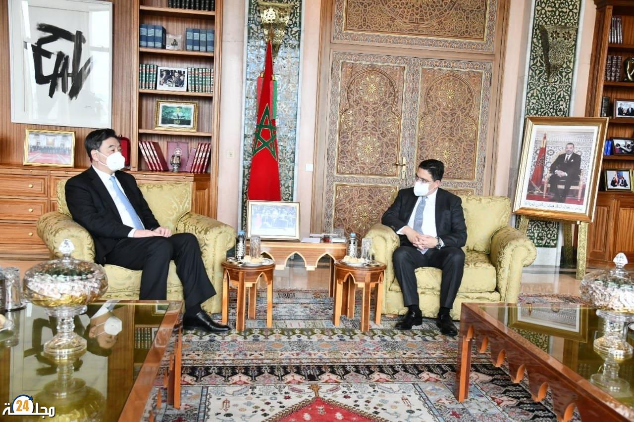 ناصر بوريطة يتباحث مع المبعوث الخاص للحكومة الصينية للشرق الأوسط