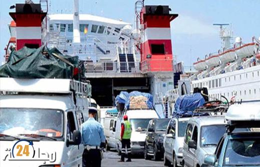 عودة الرحلات البحرية المتعلقة بالسيارات بين إسبانيا والمغرب ابتداء من اليوم