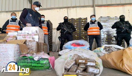 حجز كمية قياسية للمخدرات بطنجة يندرج ضمن استراتيجية المديرية العامة للأمن الوطني لمحاربة الجريمة العابرة للحدود