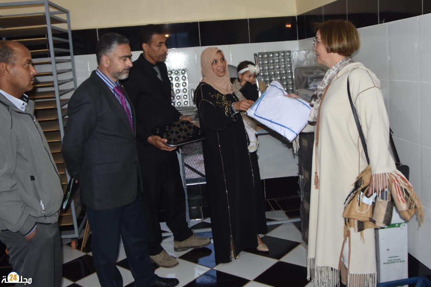 جمعية التقدم للتنمية والتضامن تنظم فعاليات مشروع التمكين الإقتصادي للنساء القرويات .