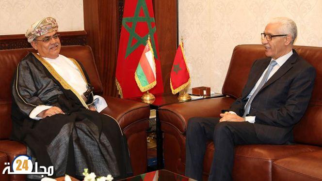 رئيس مجلس النواب يتباحث مع سفير سلطنة عمان بالمغرب