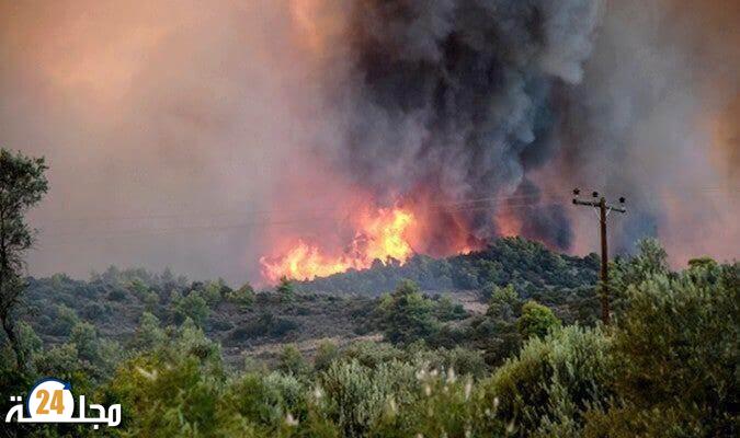 حريق يأتي على 60 هكتارا من الغطاء الغابوي في أمزميز