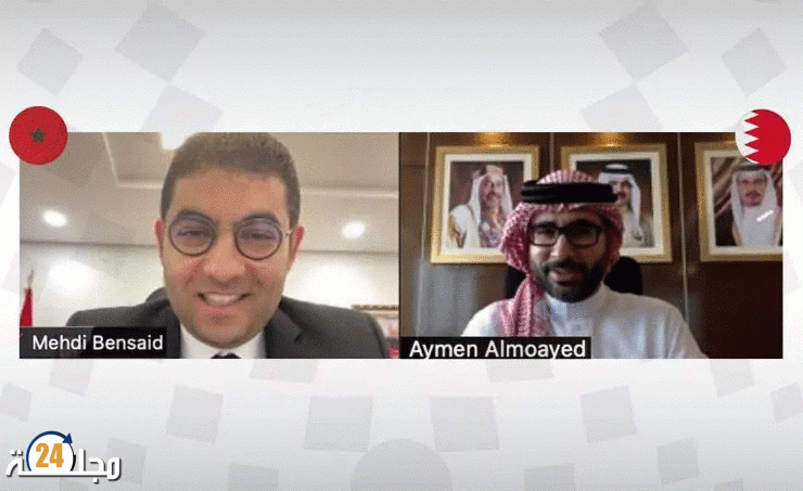 وزير الثقافة والشباب المغربي يجري مباحثات مع نظيره البحريني أيمن المؤيد