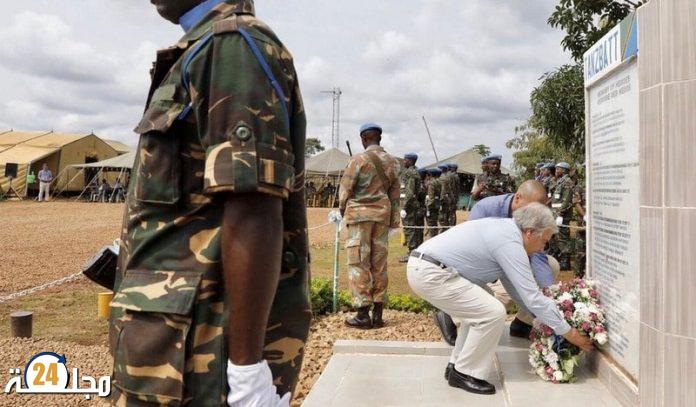 الأمم المتحدة تكرم جنديين مغربيين قُتلا خلال الدفاع عن السلام في إفريقيا الوسطى