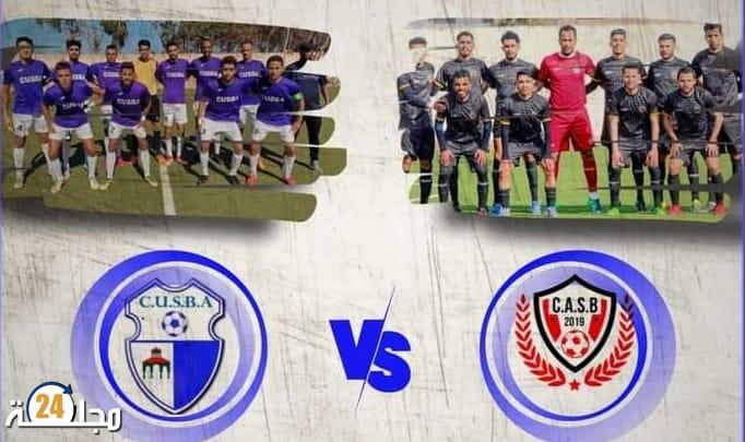 مباراة بين إتحاد  ابن احمد وسبورتينغ برشيد بدون جمهور