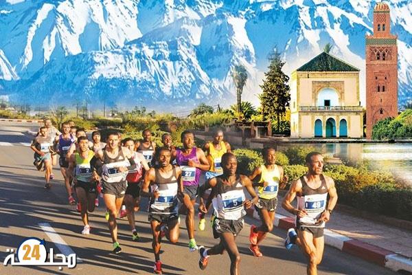 الماراطون الدولي لمراكش يُغلق عدة شوارع بالمدينة