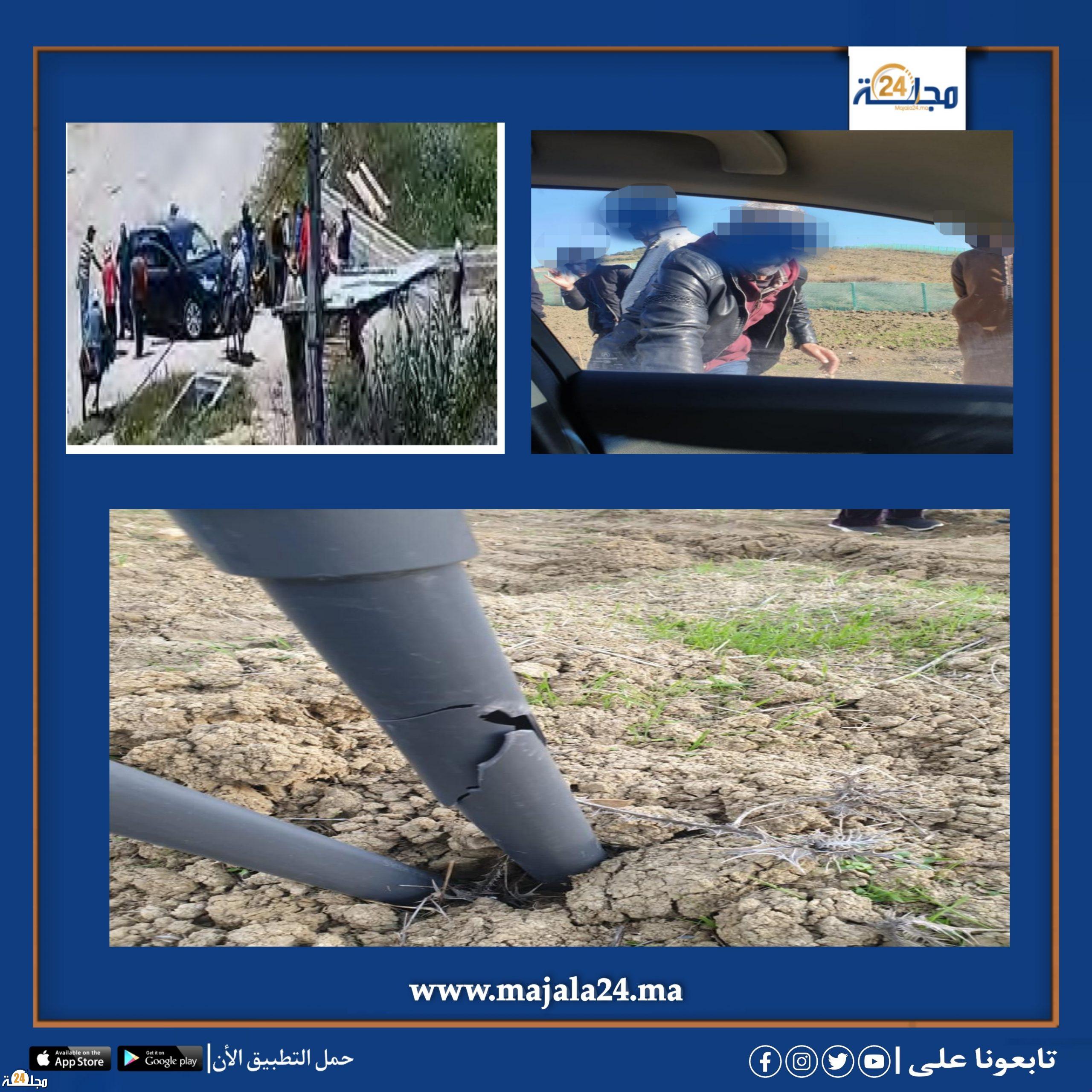 اعتداء عصابة بجماعة امزفورن ضواحي وزان على مستثمره مغربية/أمريكية بعد إعطاء الانطلاقة عبر مكبر صوت أحد المساجد