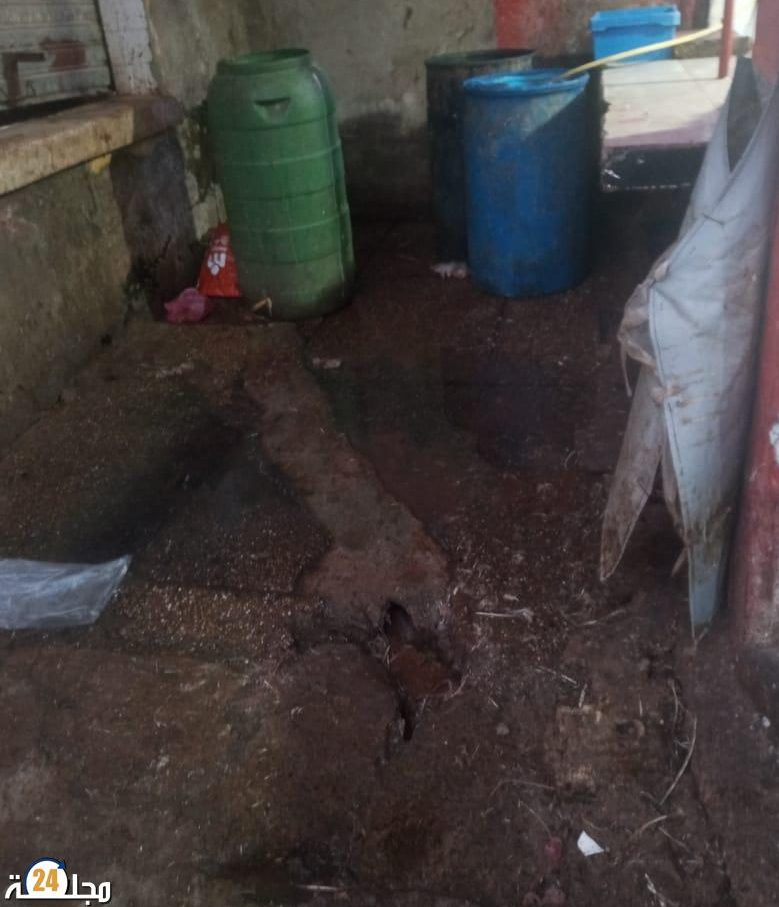 سوق تجاري ببرشيد تيهدد صحة وسلامة الناس