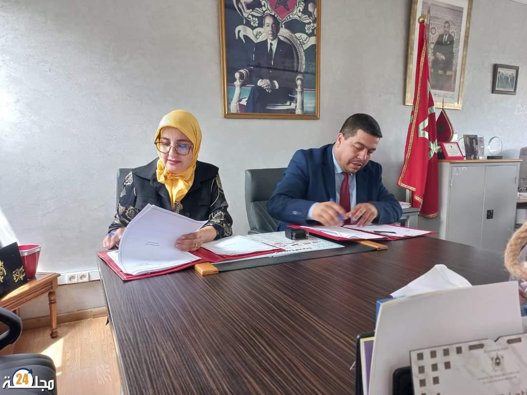 البيضاء..توقيع اتفاقية شراكة بين وزارة التربية الوطنية بعين الشق وجمعية بسمة في مجال التربية الدامجة