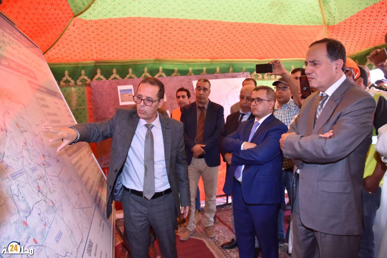 اعطاء إنطلاقة مشروع إنجاز وتزويد دواوير بدائرة تافراوت بالماء الصالح للشرب
