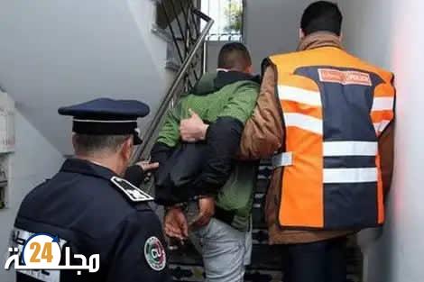 ها الضسارة ديال بصح اعتداء على شرطي بواسطة جنوية كبيرة بسطات