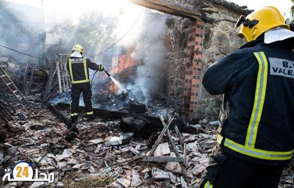 17 مصاباً في إنفجار منزل بإسبانيا