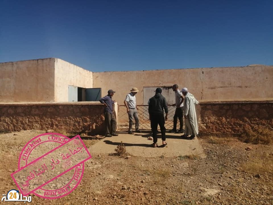 رئيس جماعة دار الشافعي يتفقد مجموعة من المشاريع المنسية