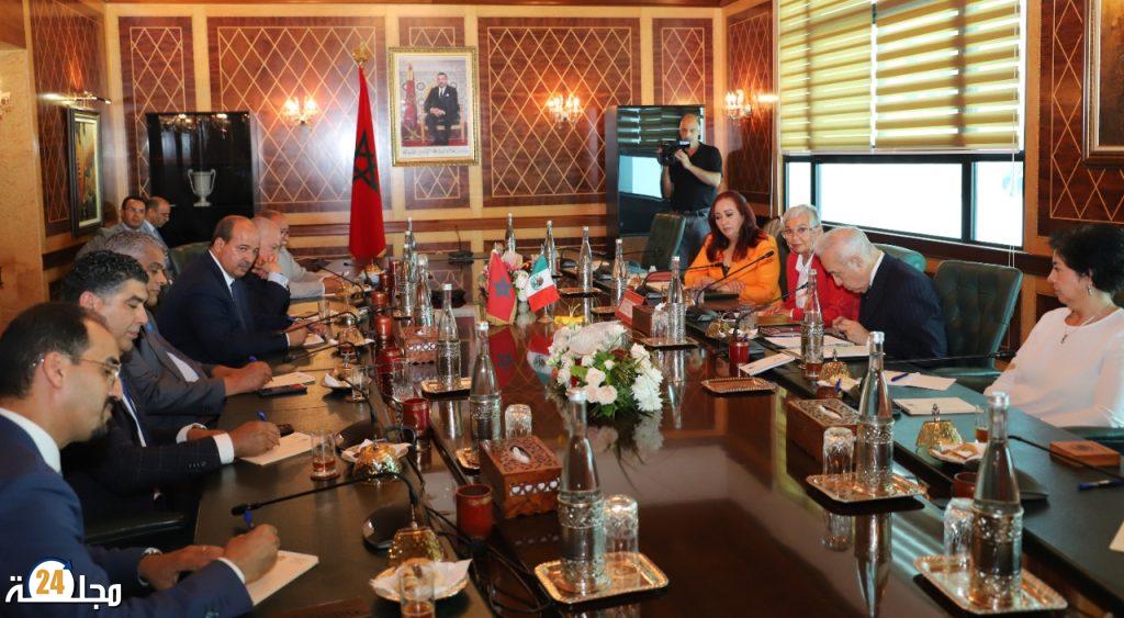 ميارة يتباحث مع رئيسة مجلس الشيوخ بالمكسيك