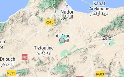 تسجيل هزة أرضية بالعروي وهذه قوتها