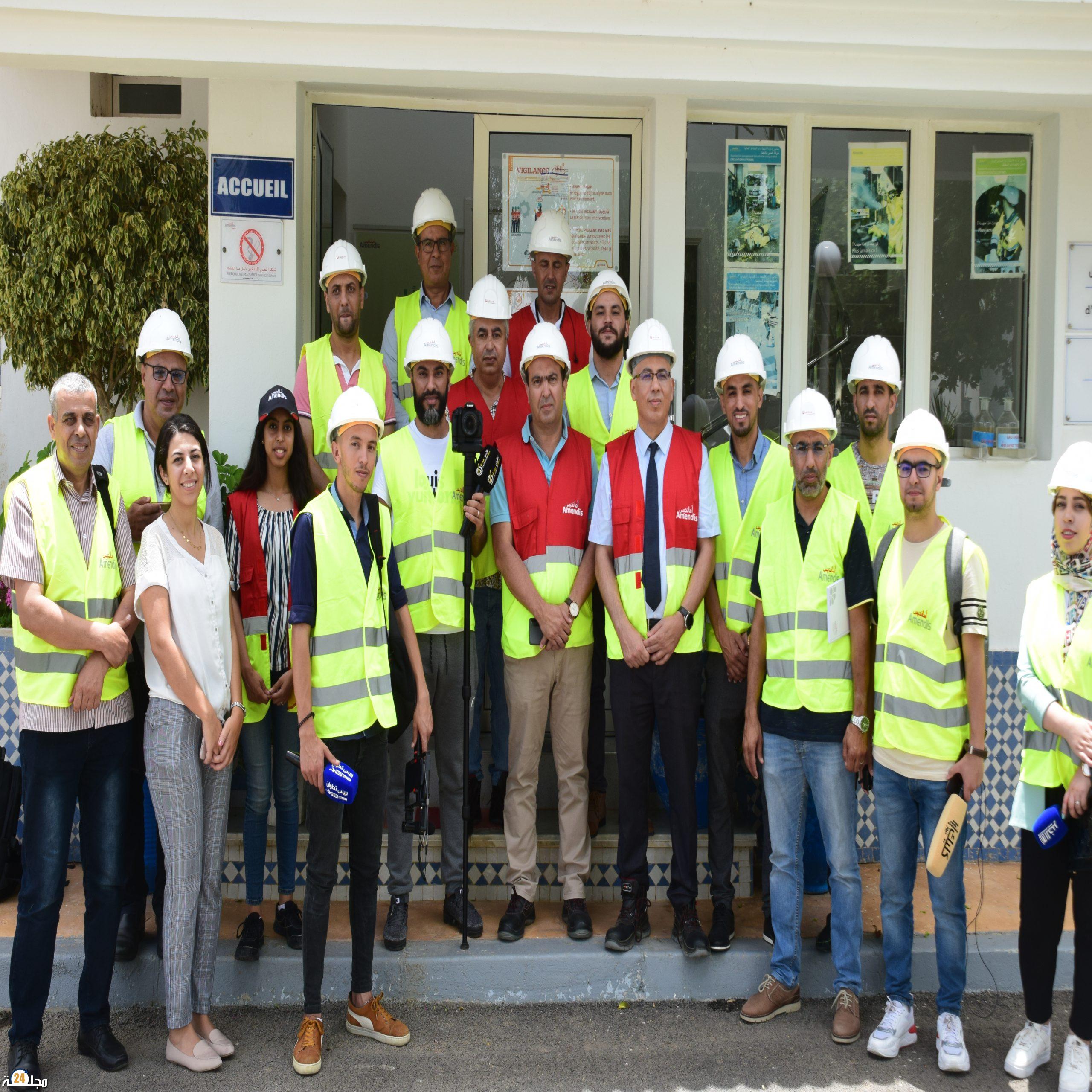 شركة أمانديس تشرح للمواطنين الدور الكبير الذي تلعبه محطة معالجة المياه العادمة “تمودة بي