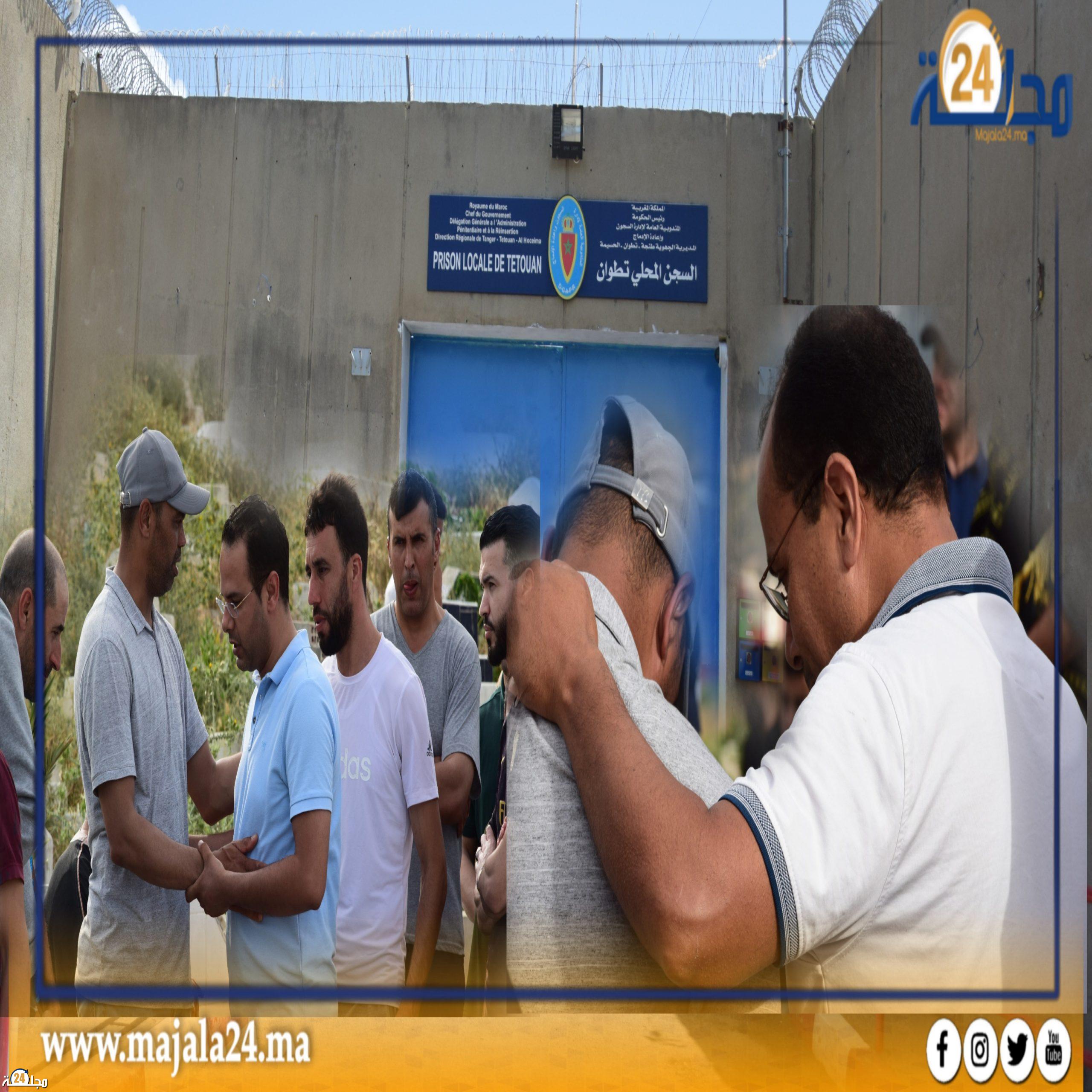 تعزية في وفاة زوجة الموظف محمد زينون و إدارة سجن تطوان 2 تلبي واجب العزاء