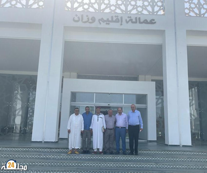 بيان استنكاري من طرف رؤساء الجماعات الترابية دائرة الوحدة بإقليم وزان على طاولة عامل الإقليم