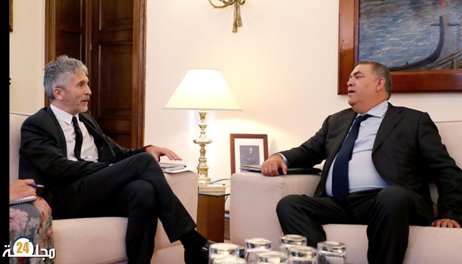 وزير الداخلية المغربي يجتمع بنظيره الإسباني