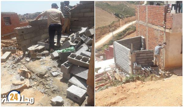 سلطات الفنيدق تشن حملة ضد البناء العشوائي