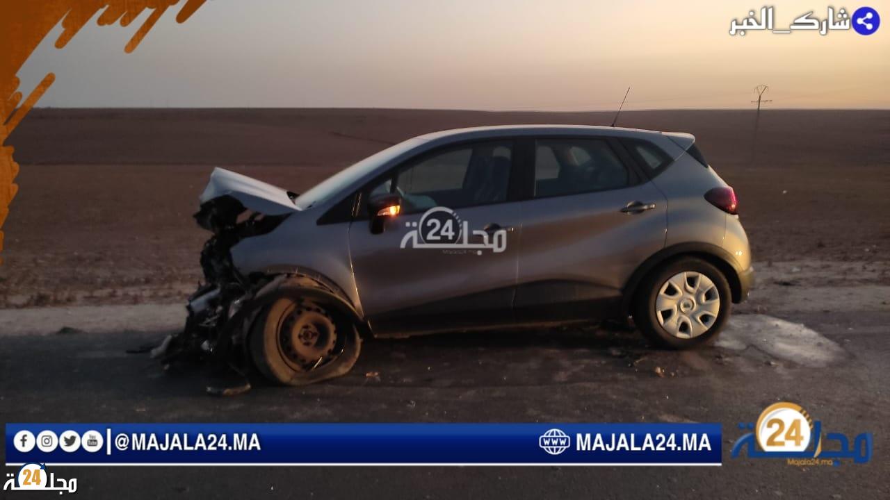 حادثة سير خطيرة في الطريق الرابطة بين ابن احمد و تلاثاء لولاد و إصابتين بليغتين