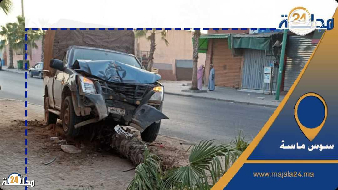 إصابة عمال الزرعين في حادث اصطدام بيكوب بشجرة ببيوكرى