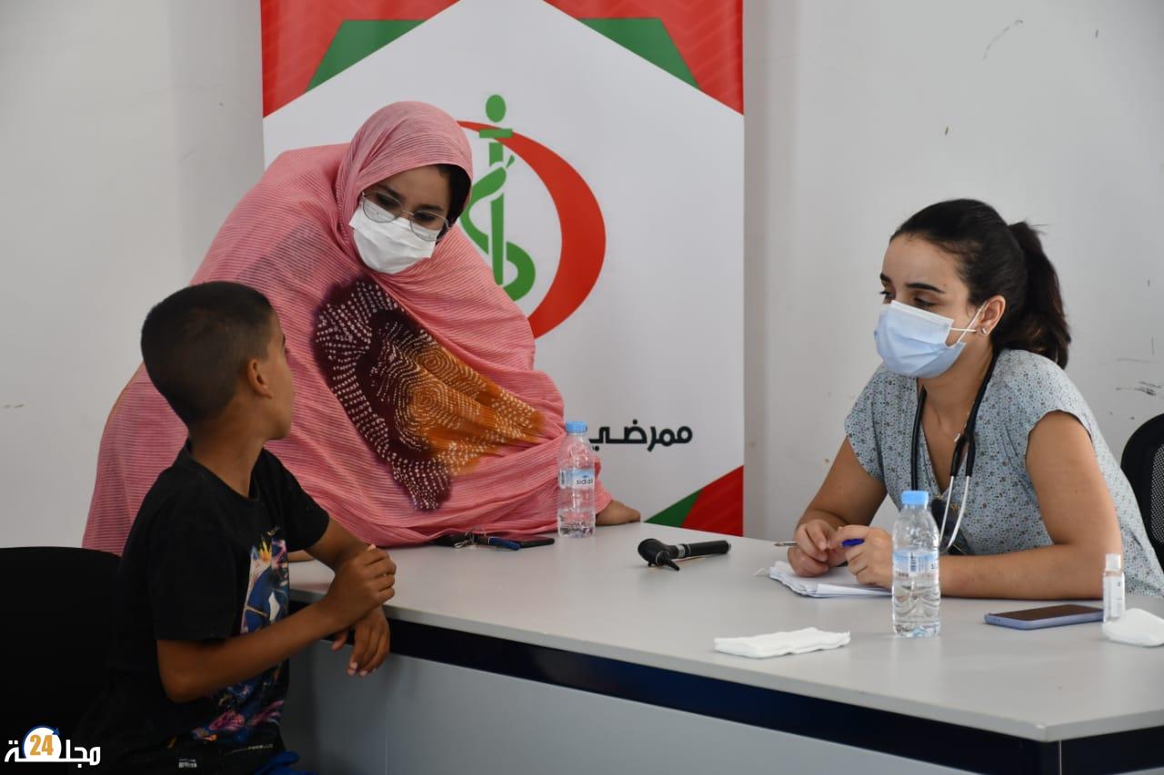 العيون… بمناسبة عيد العرش المجيد …… حملة طبية بشاطئ فم الواد مع بداية موسم الاصطياف