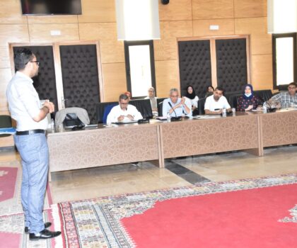 المجلس الاقليمي لتيزنيت ينظم لقاء حول الصحة و التأهيل الاجتماعي