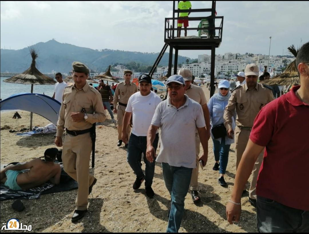 سلطات عمالة المضيق الفنيدق تشن حملة لتحرير الملك العام البحري بشواطئ مرتيل وتمودا باي