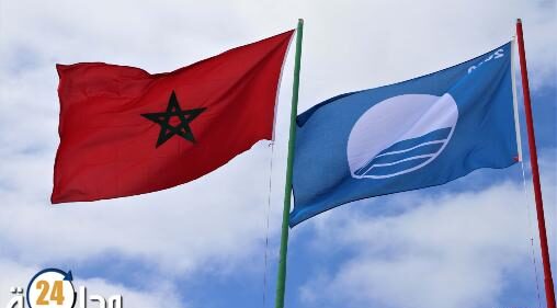 رفع اللواء الأزرق بشاطئي المسافر وأم لبوير بالداخلة