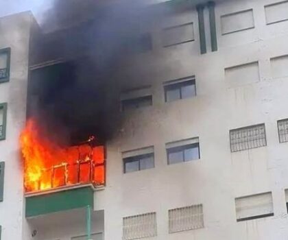 الوقاية المدنية بتطوان تمنع وقوع كارثة بعمارة من ستة طوابق