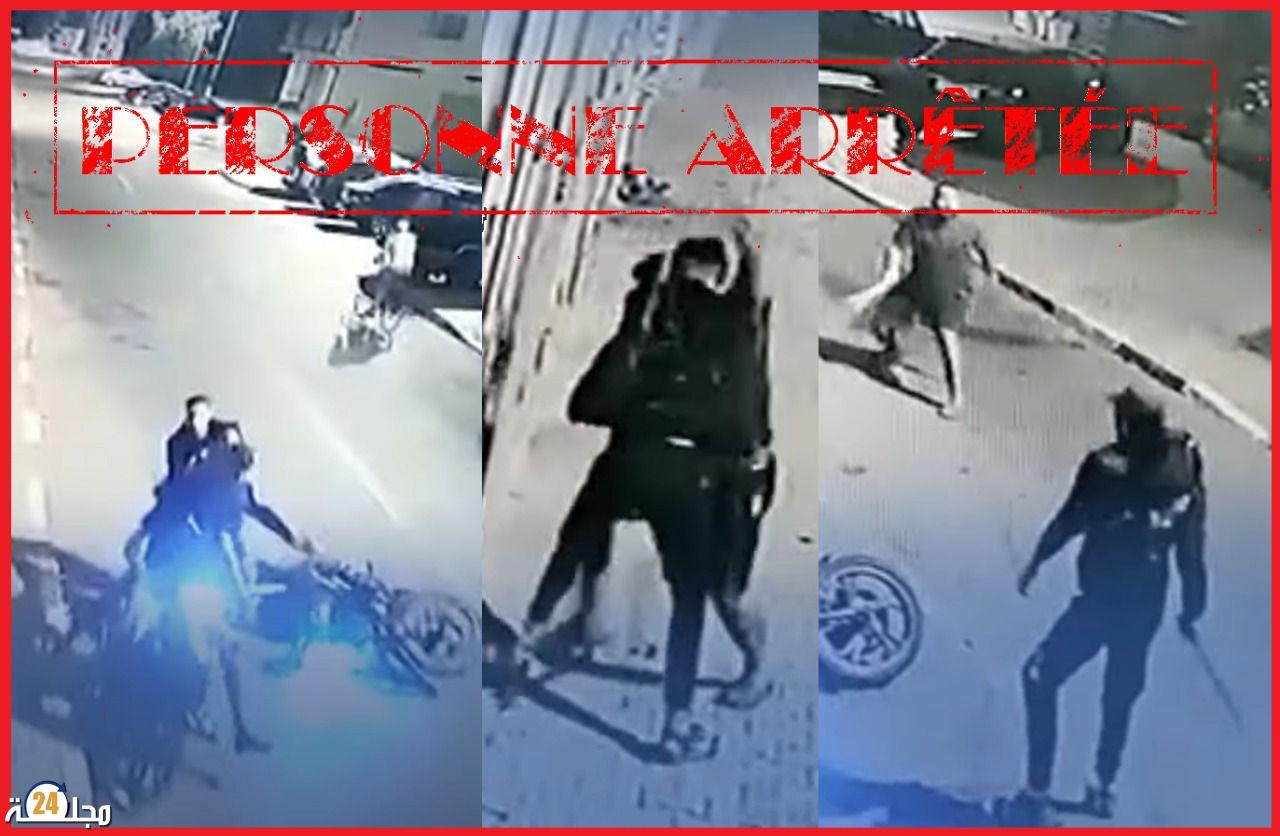 أمن أولاد تايمة يطيح بالمتورطين في سرقة بالعنف واستعمال السلاح الأبيض