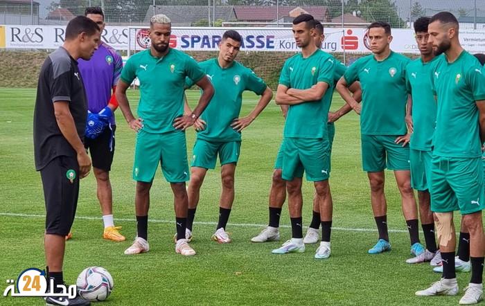 المنتخب الوطني للاعبين المحليين يخوض أول حصة تدريبية بالنمسا