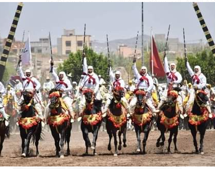 النسخة الأولى لمهرجان الفروسية التقليدية بجماعة الحساسنة إقليم برشيد