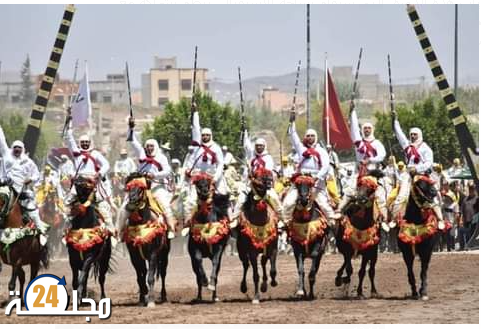 النسخة الأولى لمهرجان الفروسية التقليدية بجماعة الحساسنة إقليم برشيد