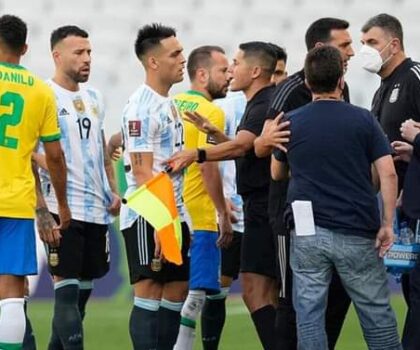 الفيفا يقرر رسميا إلغاء مواجهة المنتخبين البرازيلي و الأرجنتيني ضمن تصفيات قطر 2022 .