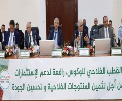 محمد صديقي وزير الفلاحة و الصيد البحري والتنمية القروية يترأس بالعرائش أشغال تهيئة القطب الفلاحي .