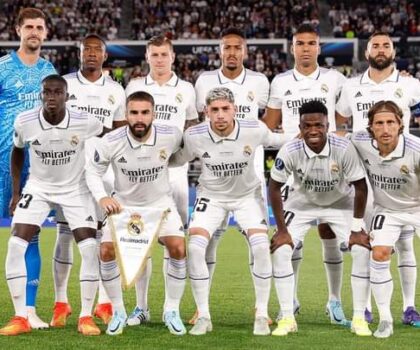 الملكي الريال يحصد لقبه الخامس في السوبر الأوروبي بهدفين أمام إنتراخت فرانكفورت