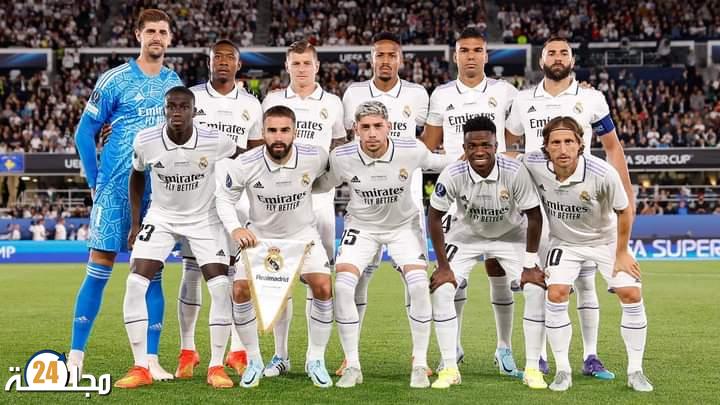 الملكي الريال يحصد لقبه الخامس في السوبر الأوروبي بهدفين أمام إنتراخت فرانكفورت