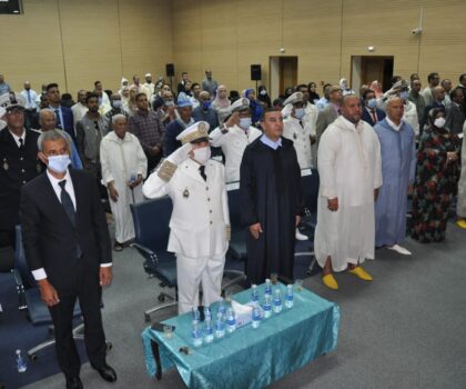 سيدي إفني: عامل الإقليم يترأس حفل الإنصات للخطاب الملكي السامي بمناسبة الاحتفال بالذكرى 69 لثورة الملك والشعب