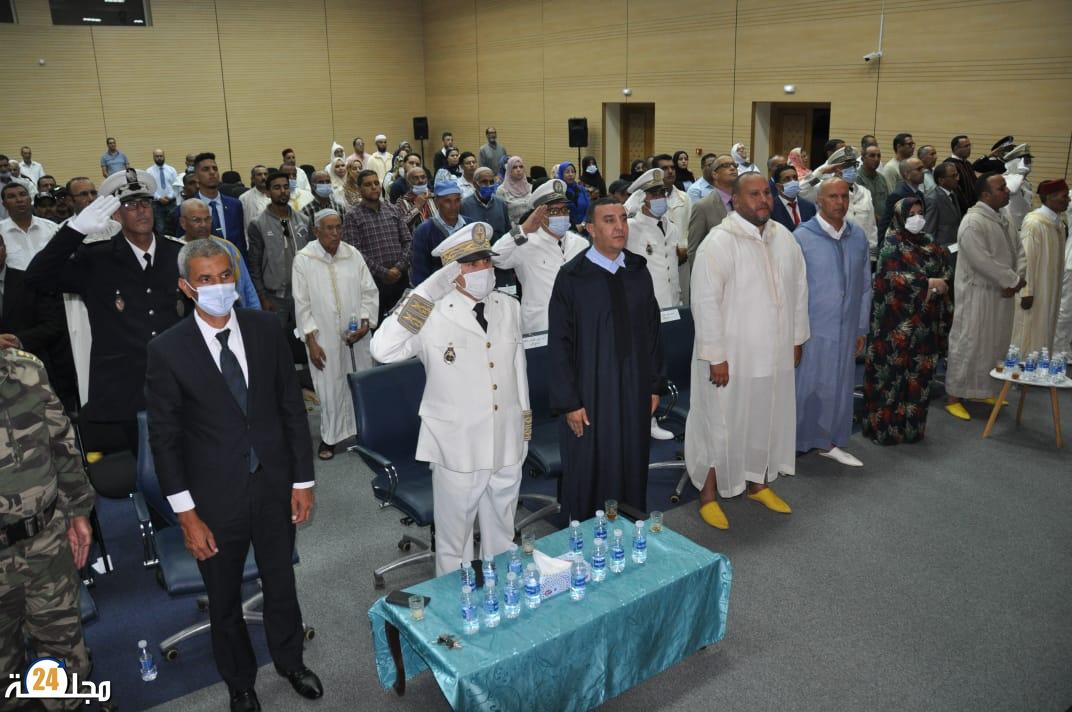 سيدي إفني: عامل الإقليم يترأس حفل الإنصات للخطاب الملكي السامي بمناسبة الاحتفال بالذكرى 69 لثورة الملك والشعب