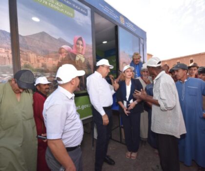 الوكالتين الحضريتين لأكادير و تارودانت تزنيت-طاطا يتواصلان مع ساكنة جماعة أزيار و جماعة إيموزار في إطار قافلة القرب