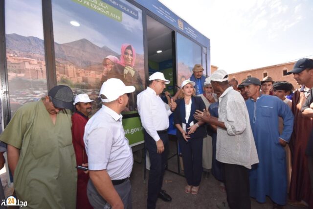 الوكالتين الحضريتين لأكادير و تارودانت تزنيت-طاطا يتواصلان مع ساكنة جماعة أزيار و جماعة إيموزار في إطار قافلة القرب