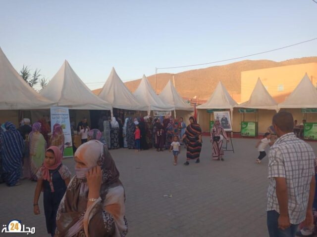 إفتتاح معرض المنتوجات المحلية ببونعمان اقليم تيزنيت