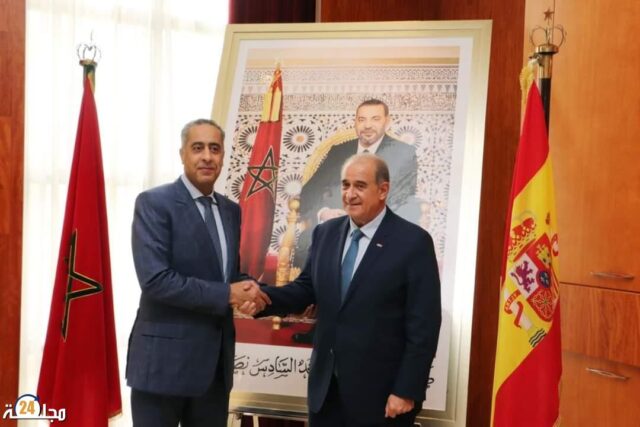 المدير العام للأمن الوطني المغربي يستقبل نظيره الإسباني